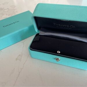 Authentic Tiffany& Co. Earring Display Box with Original Packaging | 3.75”x 1.75